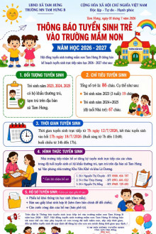 TUYỂN SINH NĂM HỌC 2026- 2027