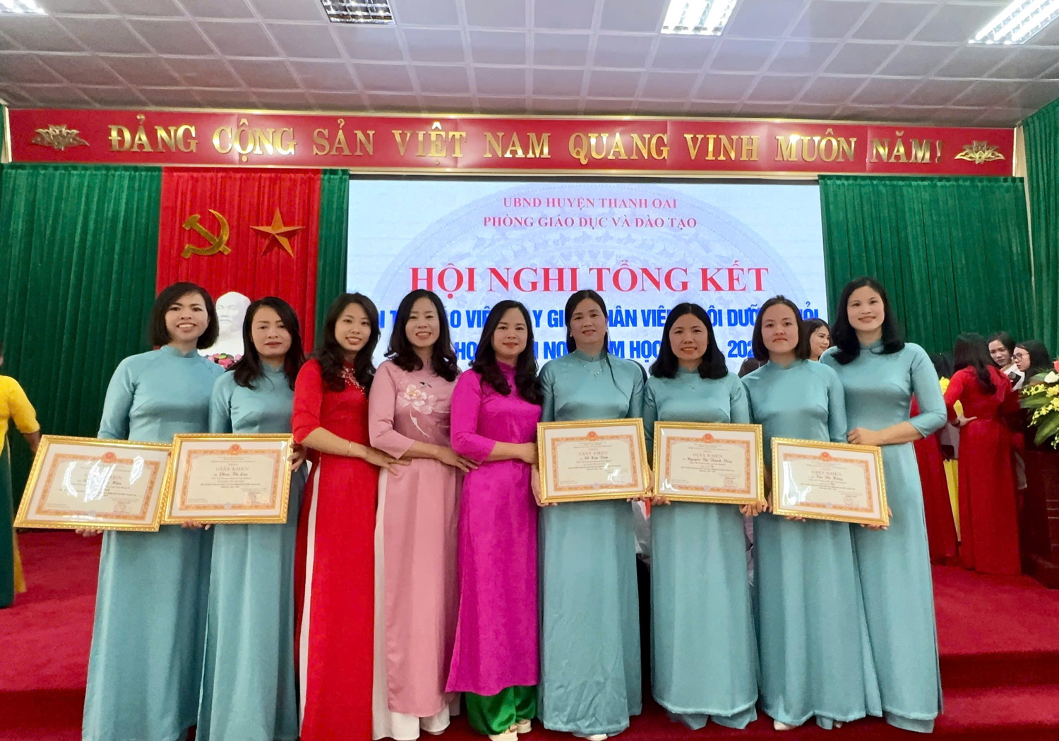 GV, NV THAM GIA HỘI THI GV,NV GIỎI CẤP HUYỆN NĂM HỌC 2024 - 2025