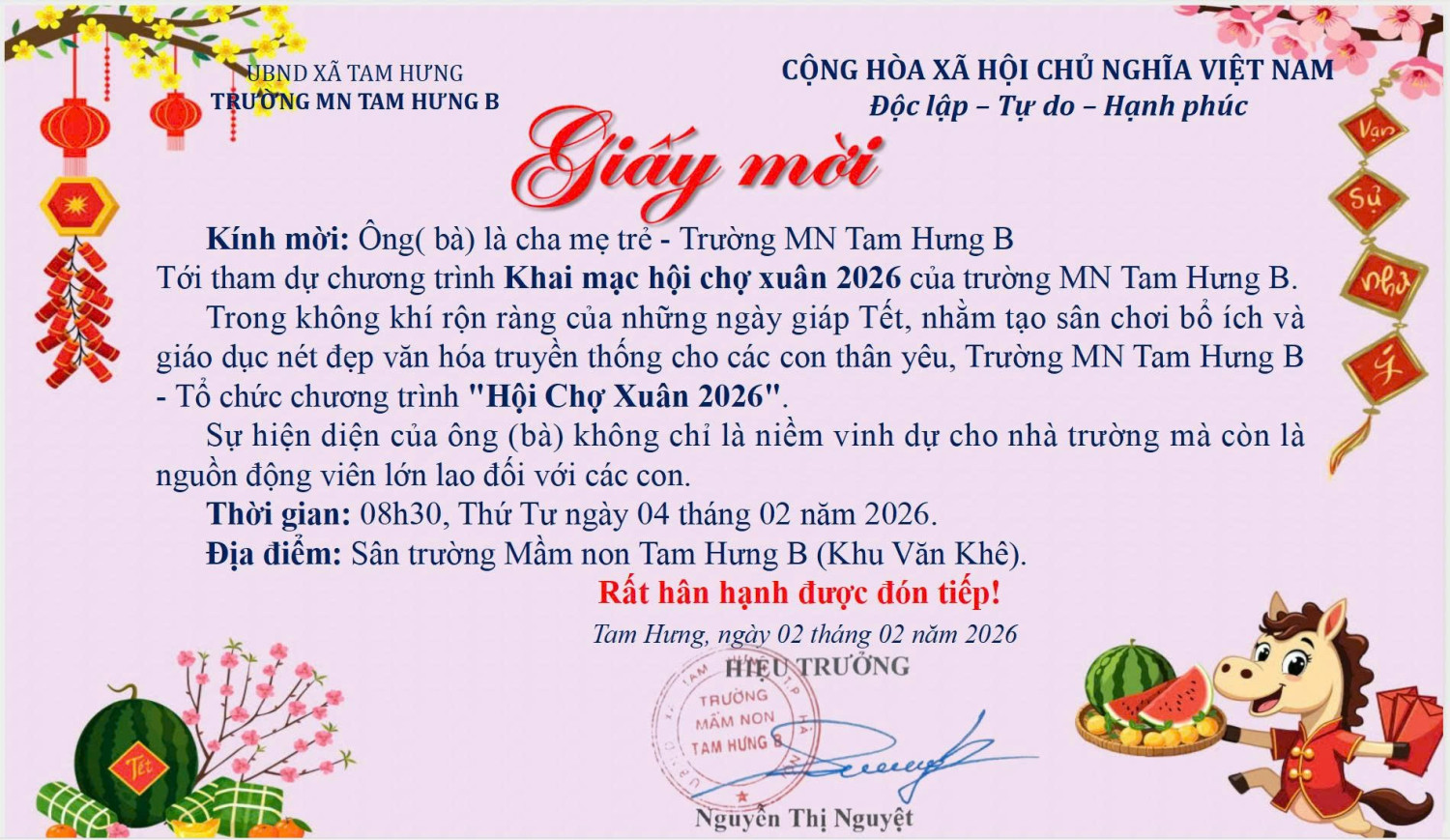HỘI CHỢ XUÂN 2026